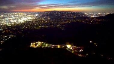 Griffith Park'ta ve La 4 k havadan görünümü
