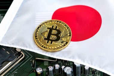 Bitcoin Japon bayrağı