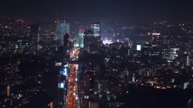 Shibuya, Tokyo gece görünümü