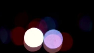 Bulanık bokeh Tokyo Rating geceleri