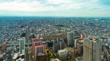 Osaka yukarıdan hızlandırılmış