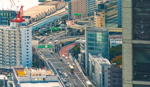 Flybilde av Tokyo, Japan – stockfoto