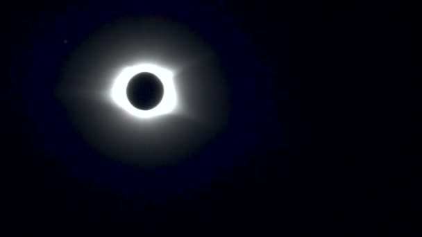 Eclipse solar total capturado los EE.UU. — Vídeo de stock