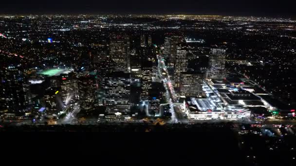 Вид с воздуха на LA в HD — стоковое видео