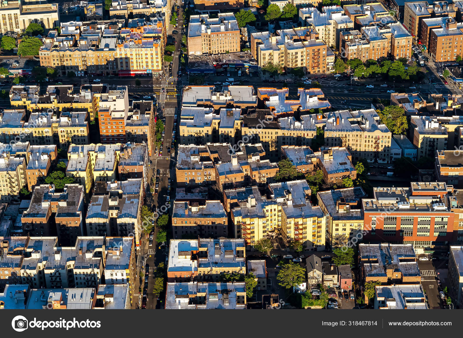 Aerial view of the Bronx, NYC — Stock Photo © Melpomene #318467814