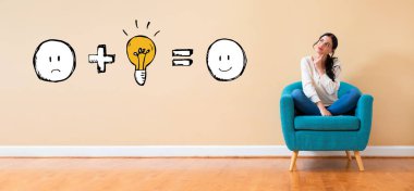 İyi fikir, düşünceli bir kadınla mutlu olmaktır.