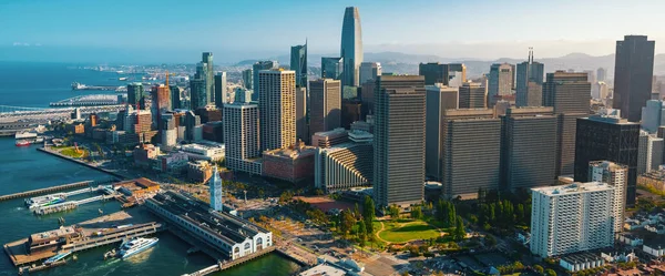 San Francisco şehir merkezi hava manzarası — Stok fotoğraf