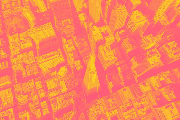 ダウンタウンサンフランシスコ高層ビルの空中ビュー — ストック写真
