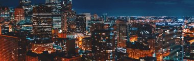 Downtown chicago cityscape gökdelenler manzarası