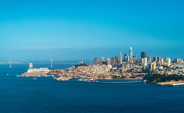 Binnenstad San Francisco vanuit de lucht — Stockfoto