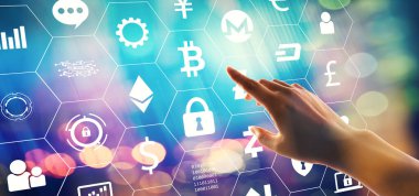 Cryptocurrency bir düğmeye basarak elle