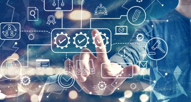 Şehir geçmişindeki bir adama uyum kavramı