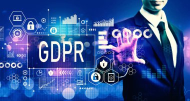 İş adamıyla Gdpr kavramı