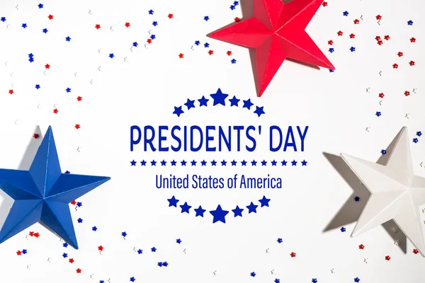 Presidents day message — Stock Photo, Image