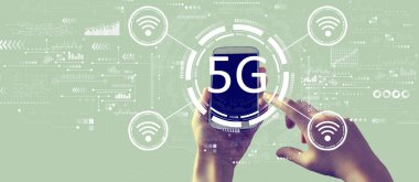 Akıllı telefonlu 5G ağı