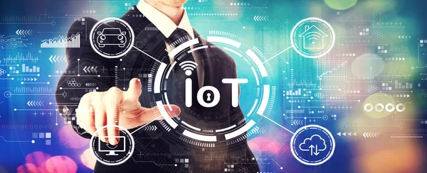 Bir işadamı ile IoT teması
