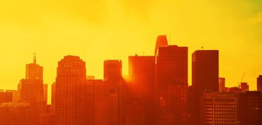 San Francisco şehir merkezi gökdelen binaları