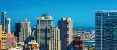 San Francisco şehir merkezi gökdelen binaları