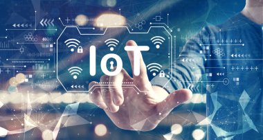 Şehir arka planında bir adam ile tema yok