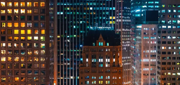 Edifícios da skyline do centro de San Francisco — Fotografia de Stock