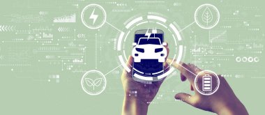 Akıllı telefonlu EV kavramı