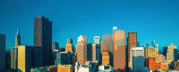 Sentrum av San Francisco Skyline-bygninger – stockfoto