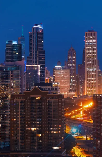 Rascacielos de Chicago skyline — Foto de Stock