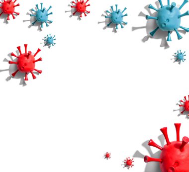 Viral grip salgını ve Coronavirüs konsepti