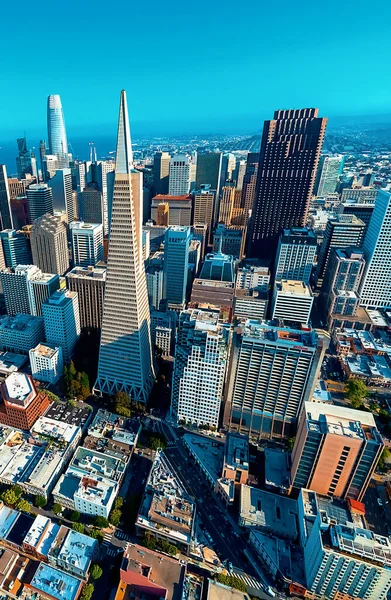 У центрі Сан - Франциско вид з повітря. — стокове фото