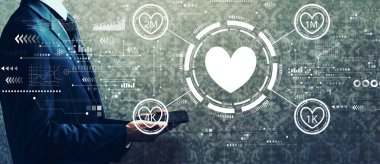 Elinde tablet olan işadamlarıyla daha çok benzer bir konsept elde et.