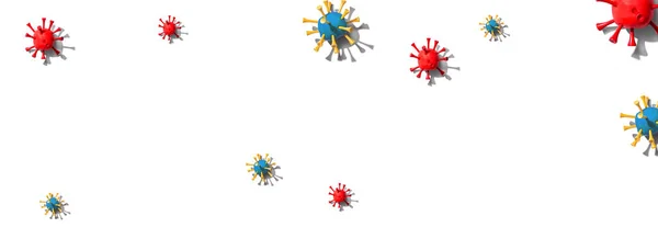 Viral epidemic influenza and Coronavirus concept