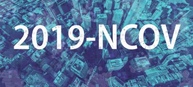 Şehir planına sahip 2019-NCOV teması