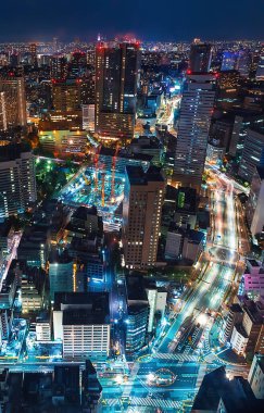Tokyo, Japonya 'nın hava manzarası