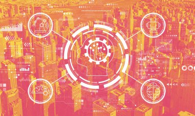 New York 'un gelecekteki teknoloji konsepti