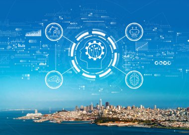 San Francisco 'nun gelecekteki teknoloji kavramı