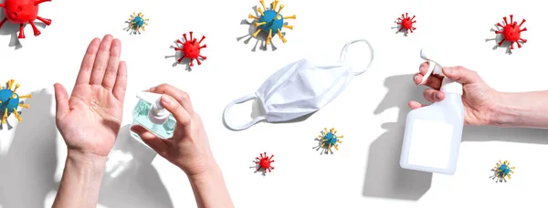 Prevent virus and germs — Stock Photo, Image
