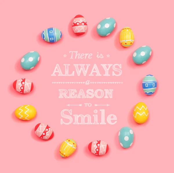 Há sempre uma razão para sorrir — Fotografia de Stock