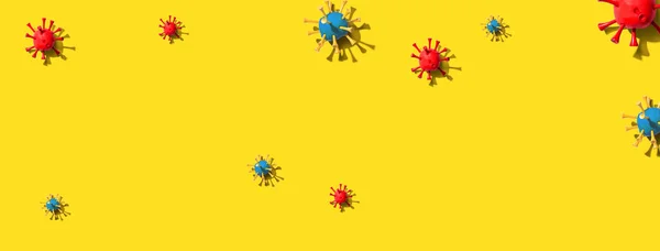 Ιογενής επιδημία γρίπης και έννοια του Coronavirus — Φωτογραφία Αρχείου