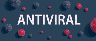 Viral nesnelerle antiviral tema