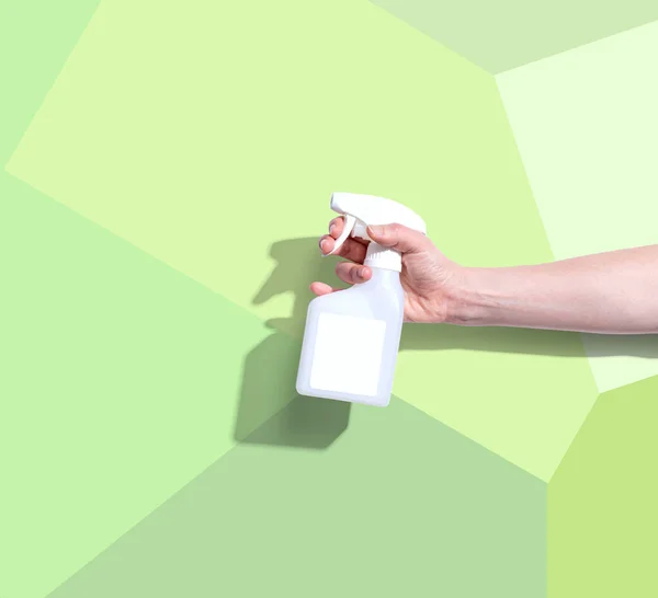 White spray bottle — Stock Photo, Image
