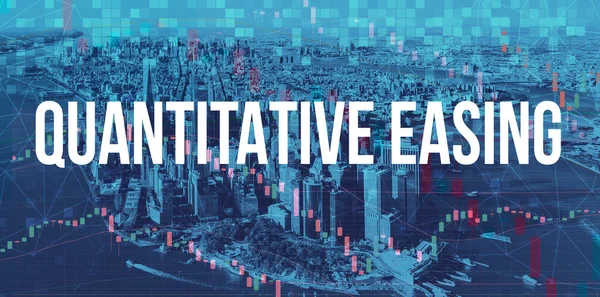 Quantitative Easing theme with Manhattan New York City