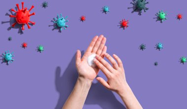 Elinizi yıkayın - sağlık ve hijyen konsepti