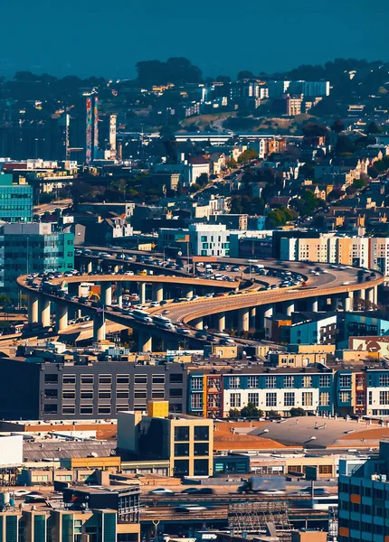 Άποψη των αυτοκινητοδρόμων San Franciscos — Φωτογραφία Αρχείου