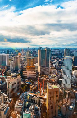 Tokyo, Japonya 'nın hava manzarası