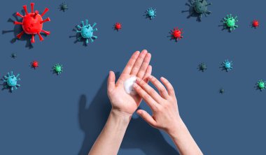 Elinizi yıkayın - sağlık ve hijyen konsepti