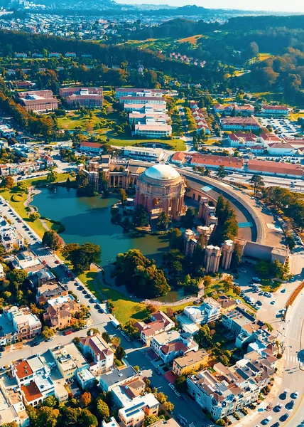 Letecký pohled na San Francsico, CA — Stock fotografie