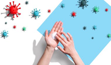 Elinizi yıkayın - sağlık ve hijyen konsepti