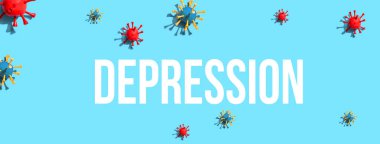 Virüs araç nesneleri ile depresyon teması