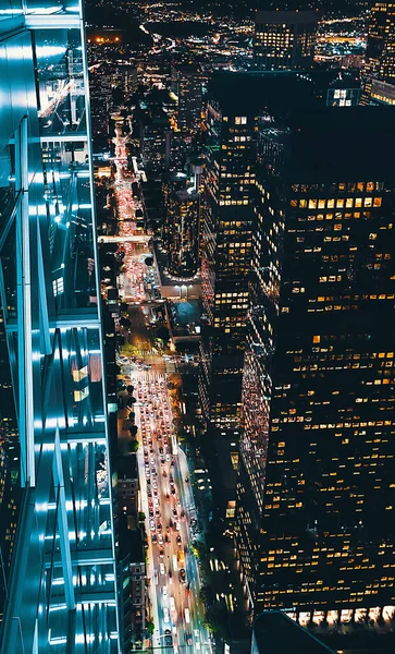 Vista aérea de Los Angeles, CA — Fotografia de Stock