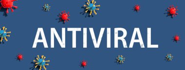 Virüs araç nesneleri ile antiviral tema